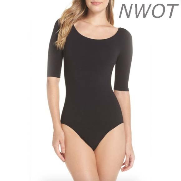 Yummie by Heather Thomson Other - Yummie Shapewear 3/4 Sleeve Bodysuit  Black L/XL